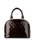 Alma BB, £850, Handbags, Burgundy, Patent Leather, Back view